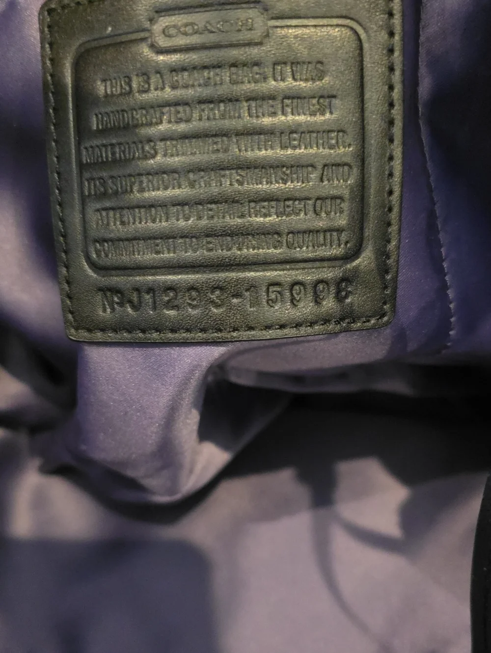 Coach Diaper/Laptop Bag Like New #15998